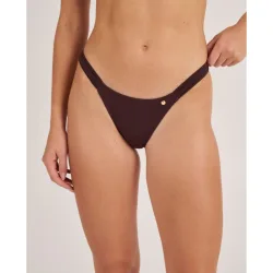 Braga de bikini semibrasileña en tejido piqué