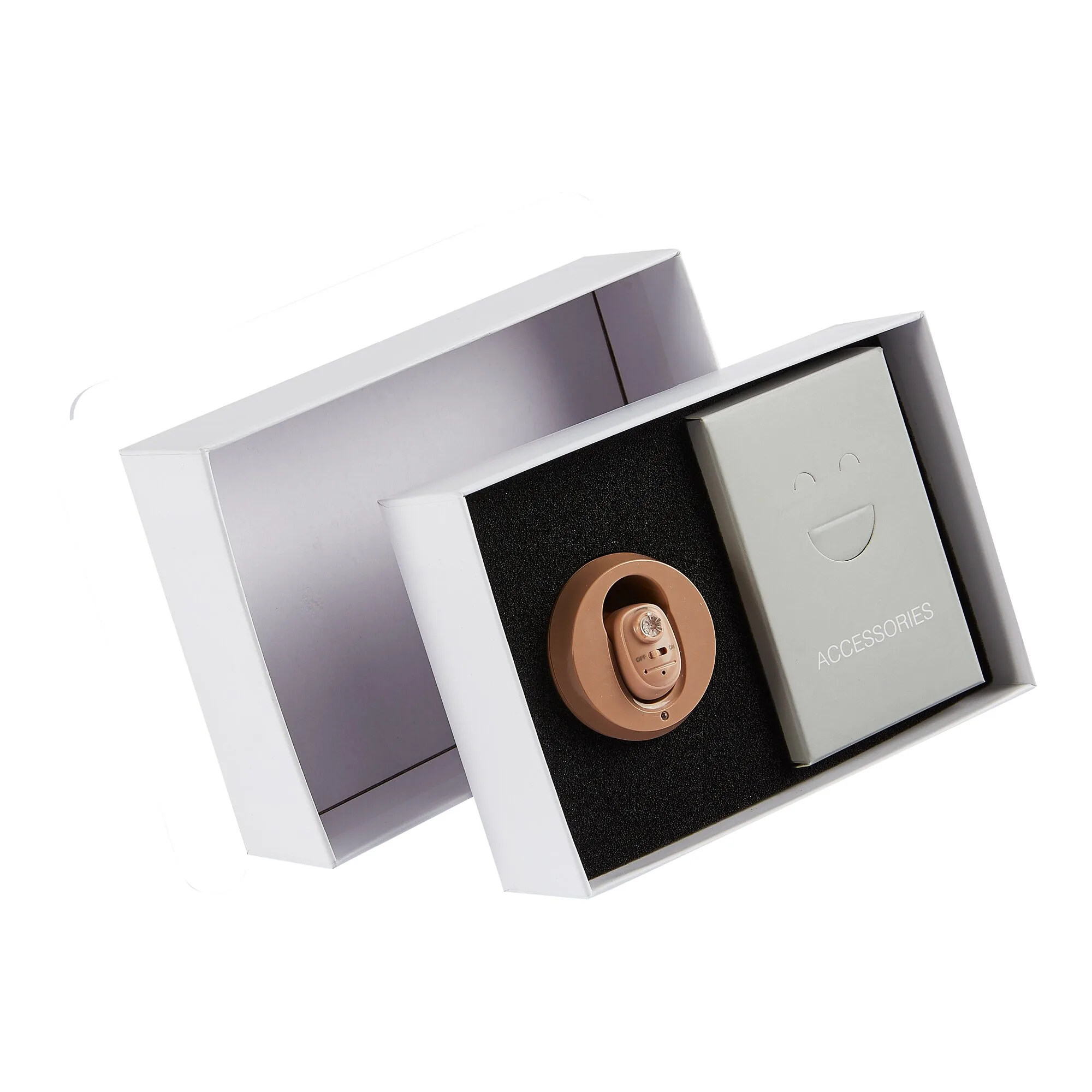 Digitale Hörhilfe beige schwarz - MODERNE HAUSFRAU - FashionsVida