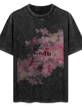 Perfectly Imperfect design T-Shirt Soft Durable Cotton T-Shirt - Aliexpress - FashionsVida