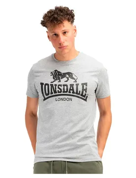 T-shirt à Manches Courtes Loscoe 2 Unités Marl Grey / Black L