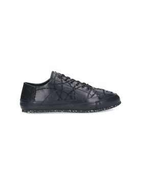 Calf Leather Sneaker with Rubber Sole