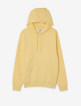 Hoodie Club Small Logo jaune/blanc l
