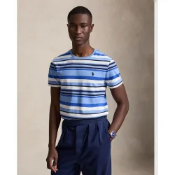 Camiseta de hombre de algodón de rayas