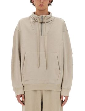 Organic Cotton Zip Sweatshirt