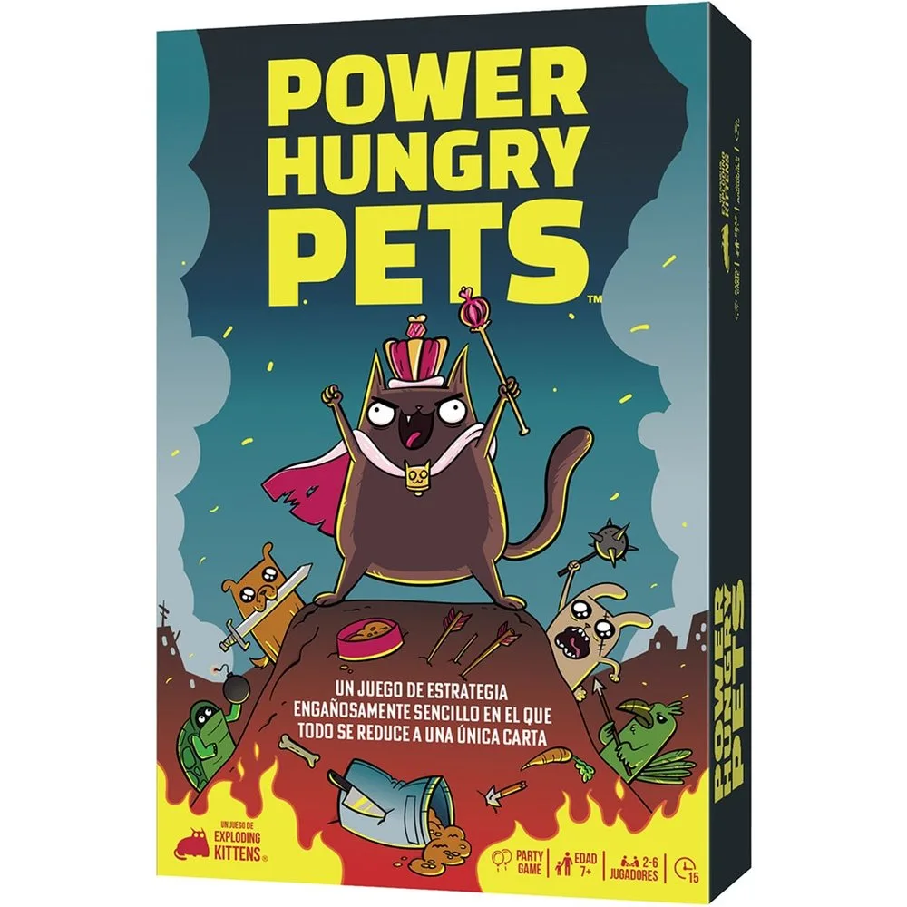 Juego de Mesa Power Hungry Pets - Asmodee - FashionsVida