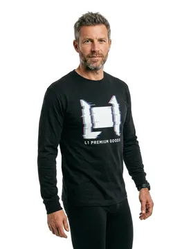 T-shirt à Manches Longues L1 Vhs Black S Homme - Nitro - FashionsVida
