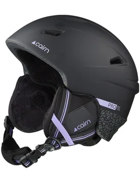 Skihelm Profil Mat Black Leopard für Herren aus Wolle Größe 61-62 cm schwarz - Cairn - FashionsVida