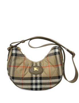 Mini Adjustable Strap Bag with Zipper Closure & Hand-Painted Edges