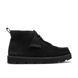 Men's Meare Walla Boot Black/Black Suede Ankle Boots, Wallabee, Lace Up in Black Size: 11-Standard Fit - Black - Size: 11-Standard Fit