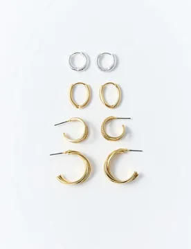 Sfera - Set 4 aros entrelazados - Sfera - FashionsVida