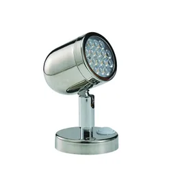 Stainless Steel Adjustable Led Light Silver 154 Lumens unisex