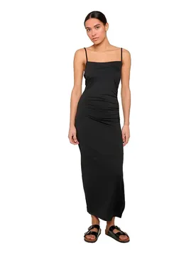 Vestito Midi Senza Maniche Tb8181 Black L