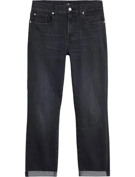 Vaquero pitillo de mujer relaxed skinny de tiro medio - 7 For All Mankind - FashionsVida