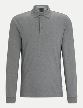 Boss Black Poloshirt Grau L - BOSS - FashionsVida