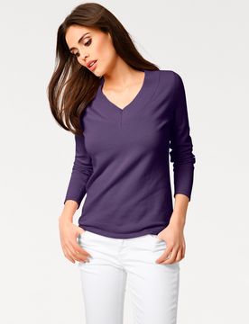 Heine Jersey lila oscuro