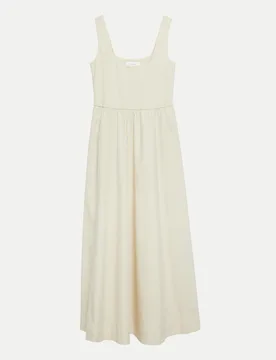 Comma Kleid im Materialmix Beige 44 - Comma - FashionsVida