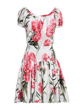 Dolce&Gabbana Minivestido Mujer Blanco 32 Mujer