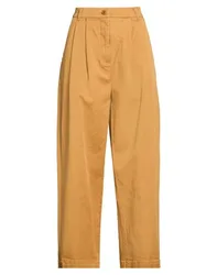 Pantalones Mujer Mostaza S Mujer
