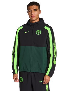 Nigeria Herren Trainingsoberteile - Schwarz - Größe L - Poly Woven Black L