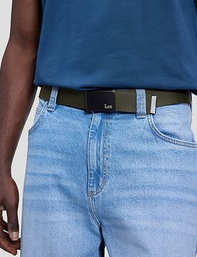 Reversible Webbing Belt Oak Moss Black Größe 95 male