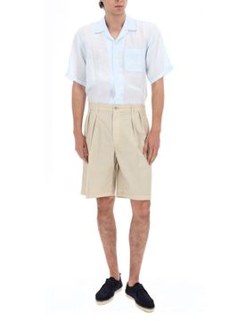 Linen Button-Up Shirt for Men