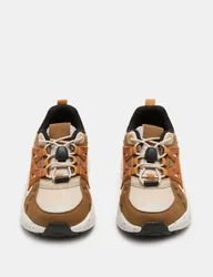 Kids' Freshfeet™ Toggle Trainers (4 Small - 2 Large) Cream Mix Female