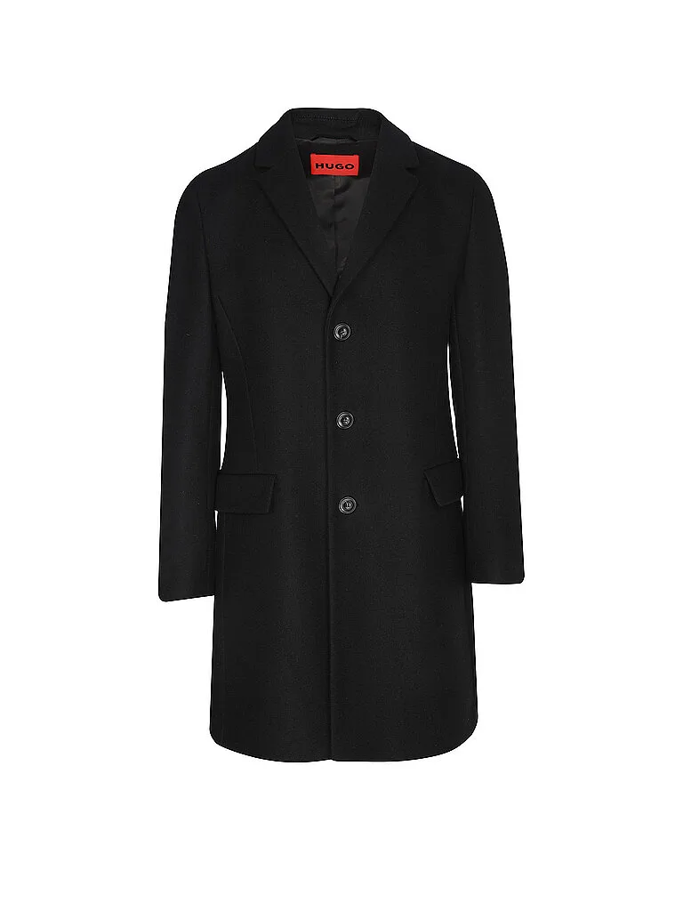 Hugo Abrigo de lana MIGOR negro 54 - Hugo Boss - FashionsVida