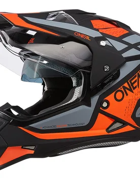 Casco Moto Integrale SIERRA Helmet V.23 R Nero Arancio taglia M - Oneal - FashionsVida