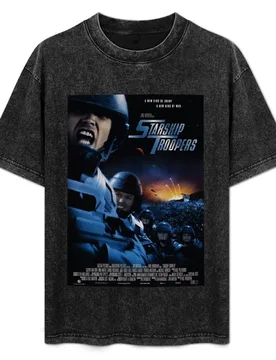 Starship Troopers Poster T-Shirt No Iron Casual Short Sleeve Top - Aliexpress - FashionsVida