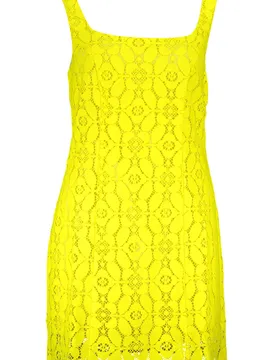 Damen Kleid Gelb 23SWVW02_GIALLO_8035