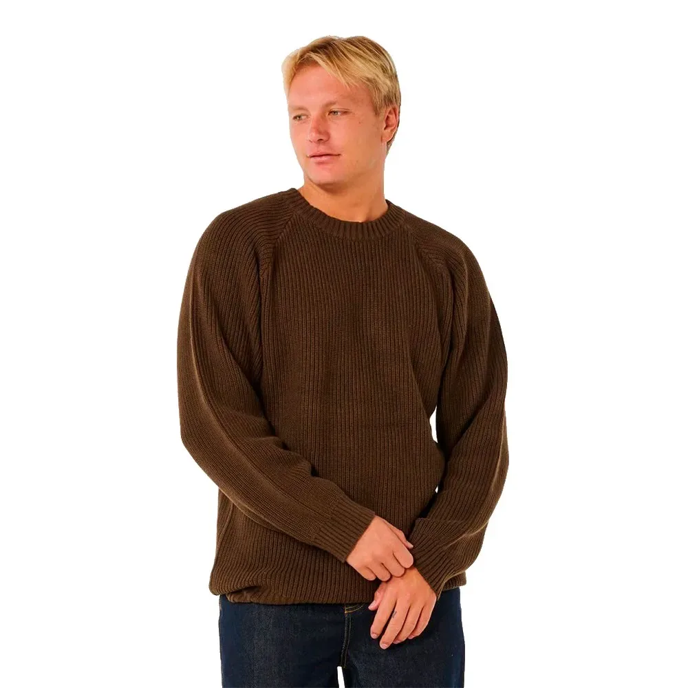 Pull Premium Surf Knit Crew Coffee M - Rip curl - FashionsVida