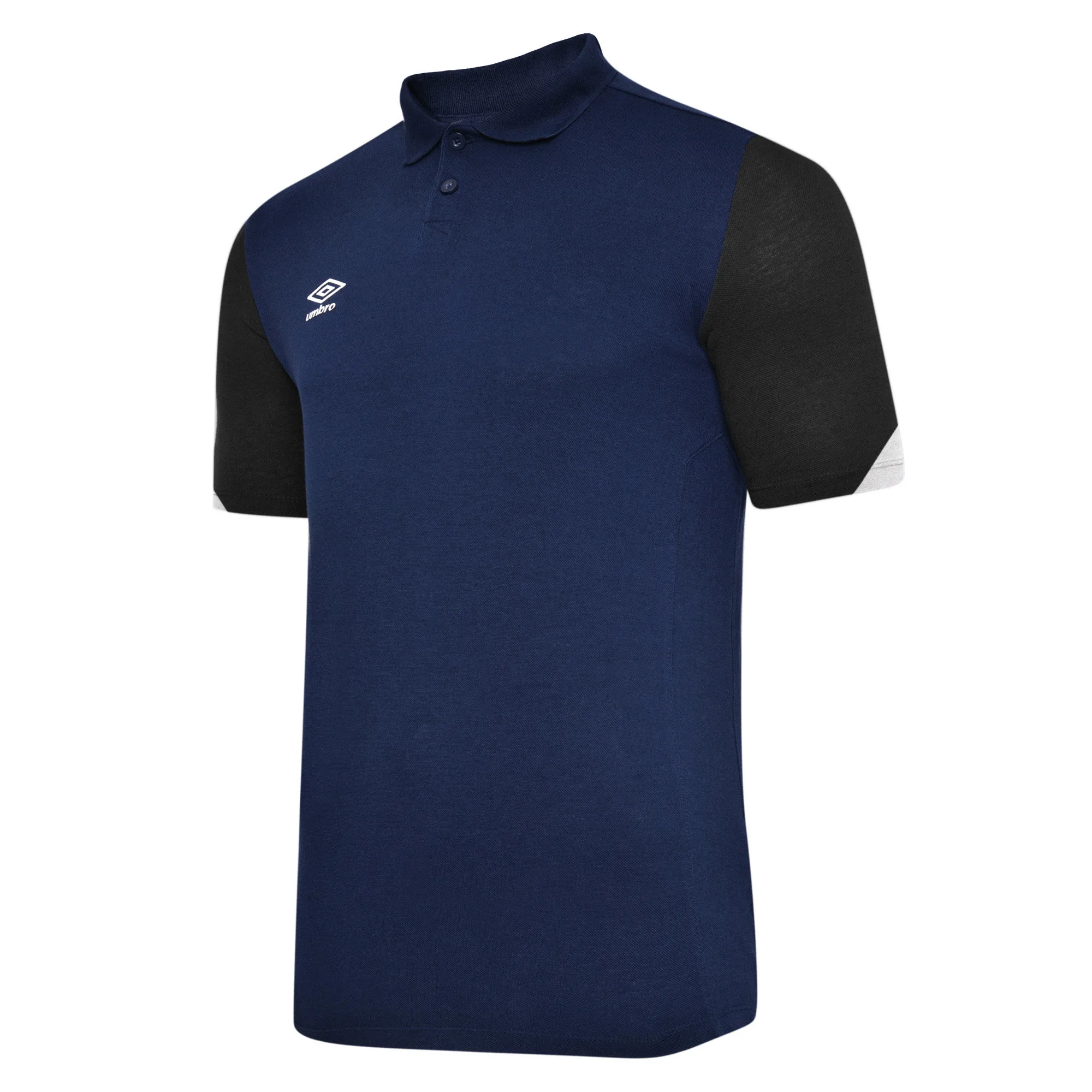 Mens Total Training Polo Shirt (Navy/dark Navy/white) - Size Medium - Umbro - FashionsVida