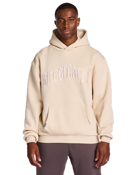 Trillo Herren Kapuzenpullover - Weiß - Größe L - Baumwoll-Fleece White L