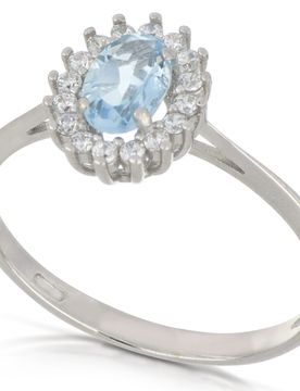 Anello Donna Oro Bianco GL102002