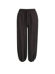 Pantalon de jogging coupe décontractée marron XS