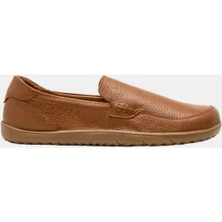 Mocasín tipo barefoot en piel marino