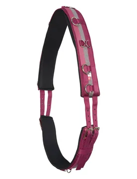 Longiergurt IRH DELUXE rose-bordeaux-silver Full - Imperial Riding - FashionsVida