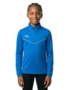 Sweat à Demi-zip Teamrise Electric Blue 13-14 Années Garçon - Puma - FashionsVida