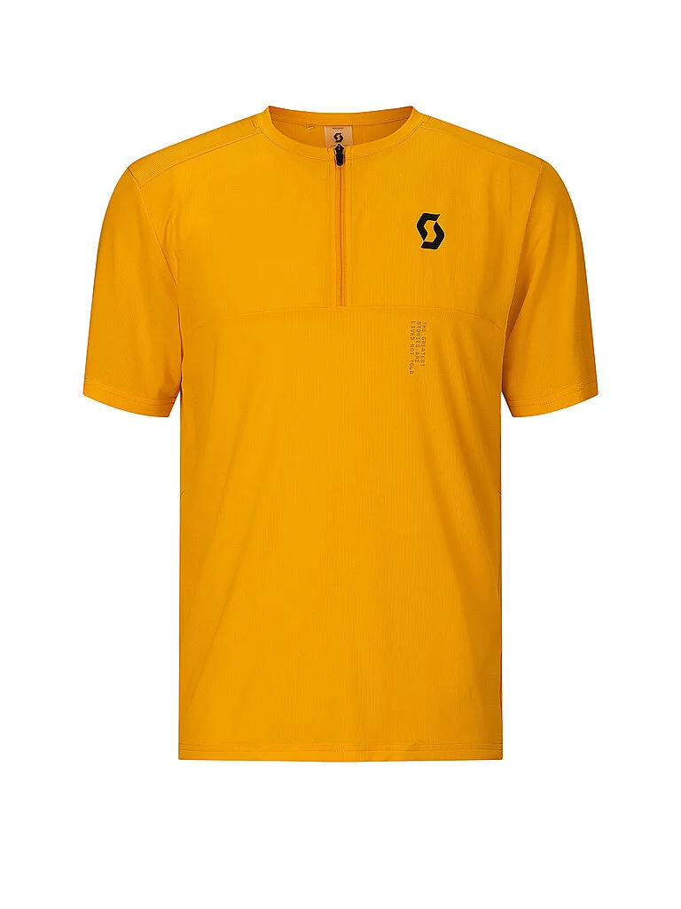 Herren Radshirt Vertic Zip orange M M - Scott - FashionsVida