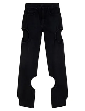Jeanshose Damen Schwarz 26,27 Damen - OFF-WHITE™ - FashionsVida