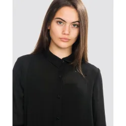Samsoe & Womens Milly Shirt In Black - Size X-Small
