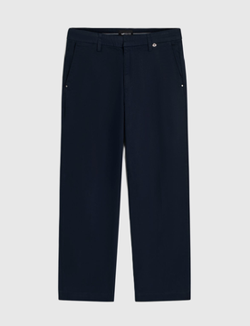 Pantalone regular fit donna navy blue