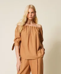 Twinset Blouse à rayures lurex