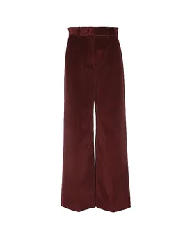 Pantalones de pana WKDTANIA rojo oscuro 34 - Max Mara - FashionsVida