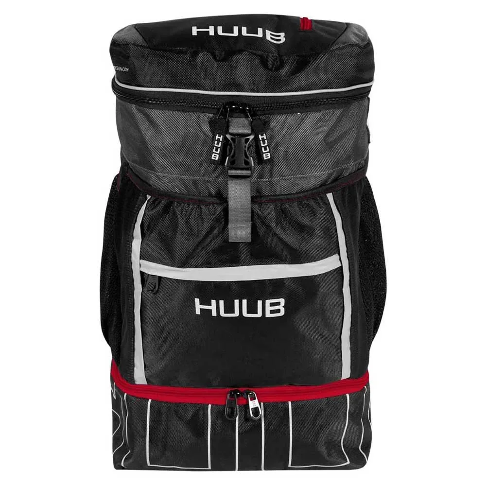Transition Ii Backpack 40l Black / Dark Red One Size unisex - HUUB - FashionsVida