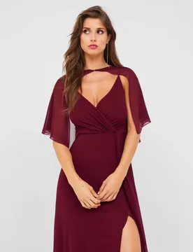 Cubre hombros de mujer tipo capa de gasa - Veneno en la piel - FashionsVida