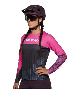Maglia Da Enduro A Maniche Lunghe Wd2036 Ella Fuchsia / Black