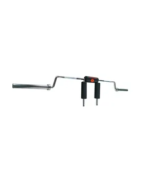 Kniebeugenstange + 2 Plattenstopper - Argenté - unisex - Size: 220 cm