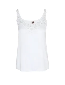 Top ELEGANCE blanco blanco 38 - Nina Von C - FashionsVida