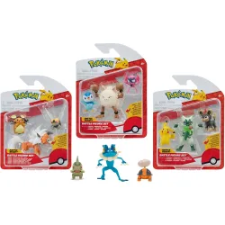 Set de Figuras de combate Pokemon. Modelos Surtidos